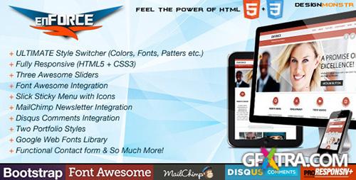 ThemeForest - enFORCE - BootStrap Responsive HTML5 Template