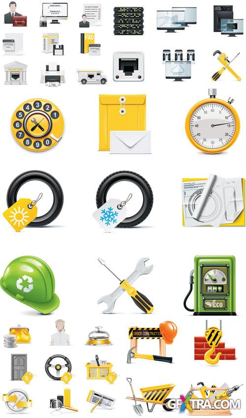 Icons & Objects for Vector Design #56