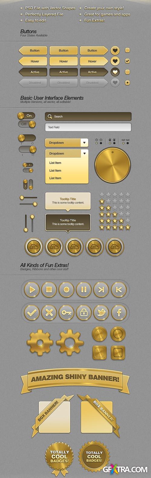 Gold Ui Kit