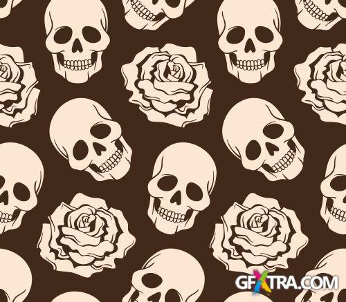 Skull Collection Part 1 - Shutterstock 43xEPS