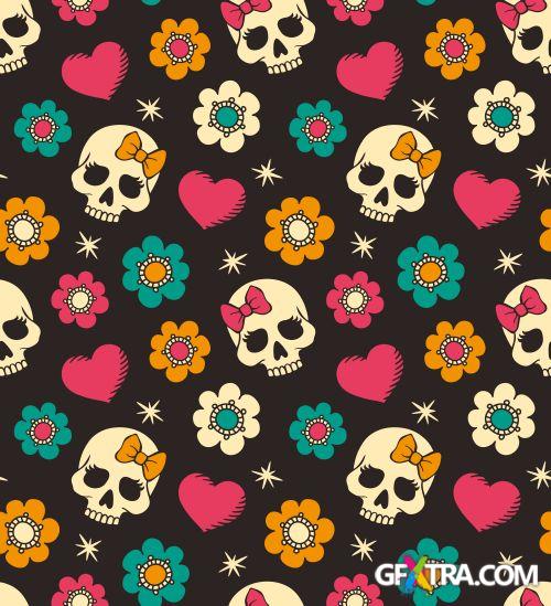 Skull Collection Part 1 - Shutterstock 43xEPS