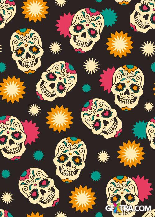 Skull Collection Part 1 - Shutterstock 43xEPS