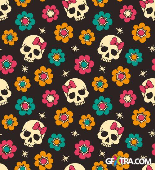 Skull Collection Part 1 - Shutterstock 43xEPS