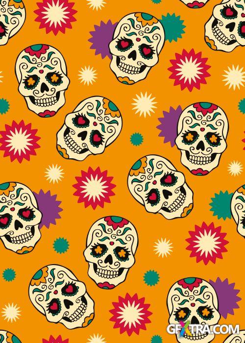 Skull Collection Part 1 - Shutterstock 43xEPS