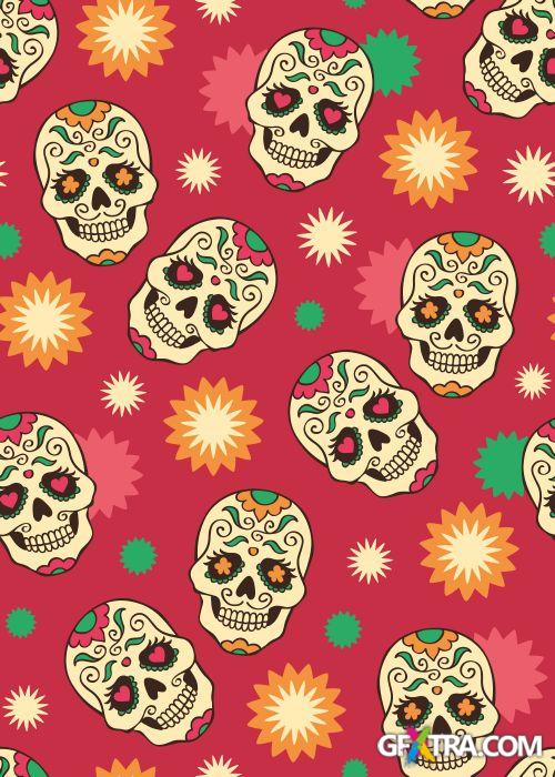 Skull Collection Part 1 - Shutterstock 43xEPS