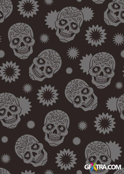 Skull Collection Part 1 - Shutterstock 43xEPS