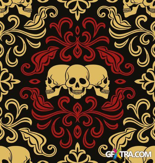 Skull Collection Part 1 - Shutterstock 43xEPS