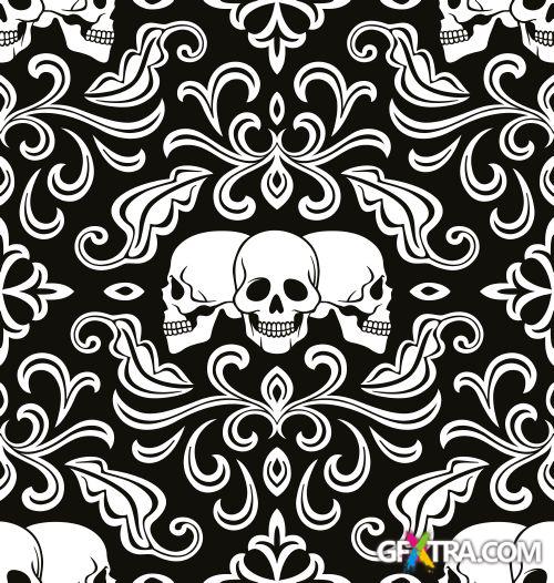 Skull Collection Part 1 - Shutterstock 43xEPS