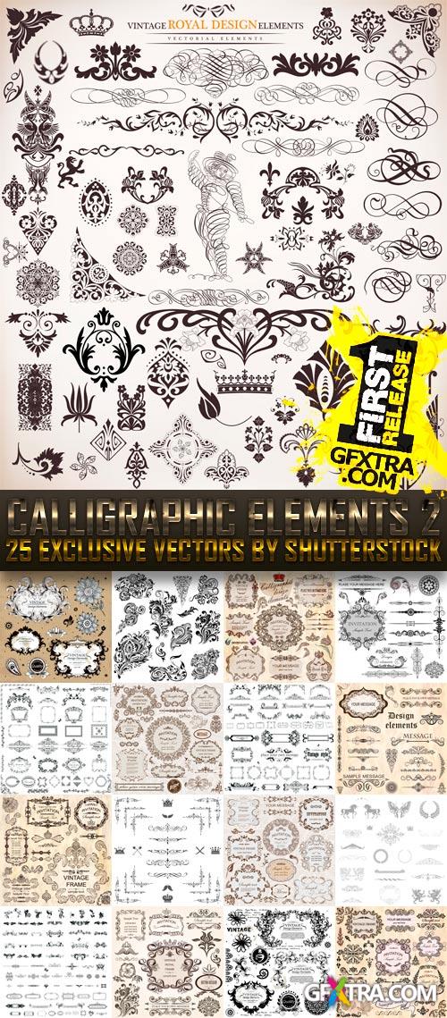 Amazing SS - Calligraphic Elements 2, 25xEPS