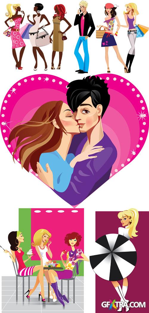 Fashion and Style Vector People Set #20