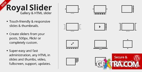 CodeCanyon - RoyalSlider v3.09 - Touch Content Slider for WordPress