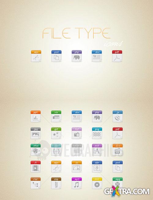 WeGraphics - File Type icon set