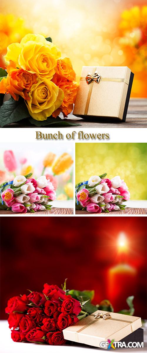 Stock Photo: Bunch of flowers