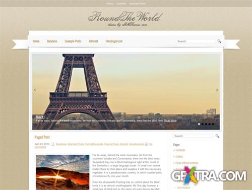 RoundTheWorld - WordPress Theme