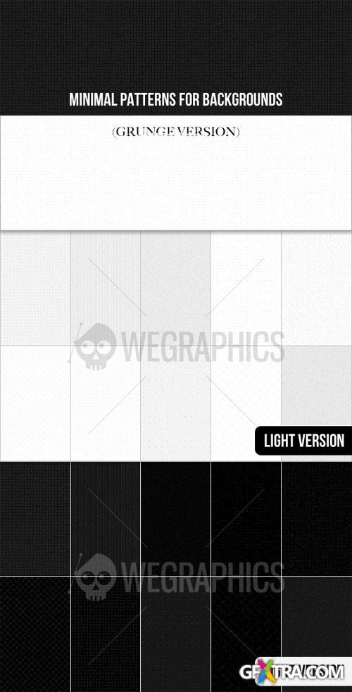 WeGraphics - Minimal patterns for backgrounds (Grunge version)