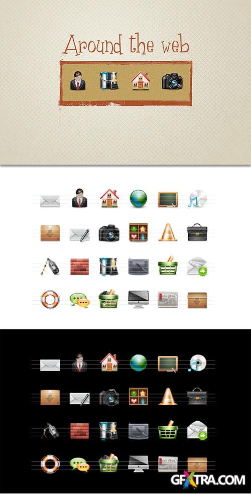 WeGraphics - Around The Web icons