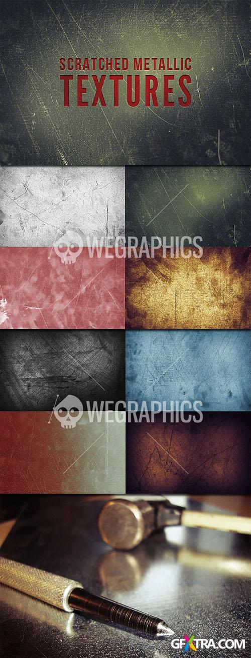 WeGraphics - Scratched Metallic Textures