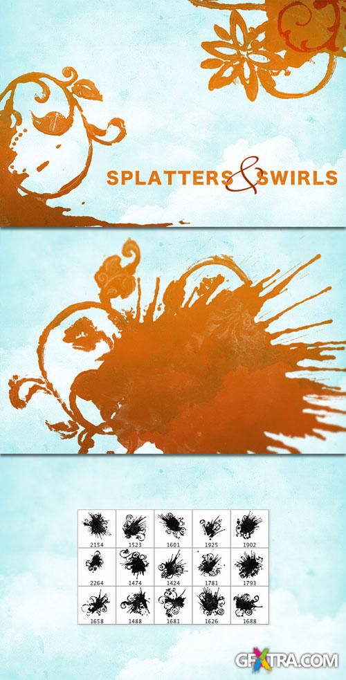 WeGraphics - Splatters and Swirls brushes