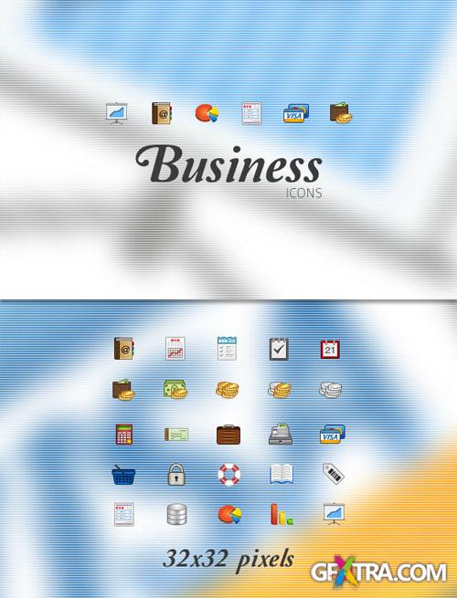 WeGraphics - Business icons pack 32x32