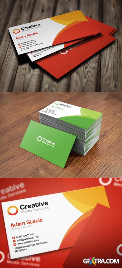 Creative Media Business Cards in 2 Colors