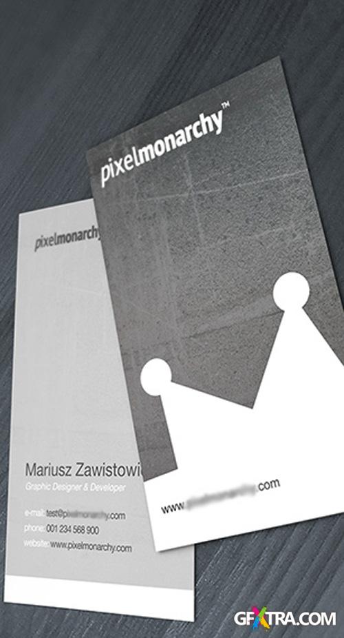 Simplicity Style Grey Business Card