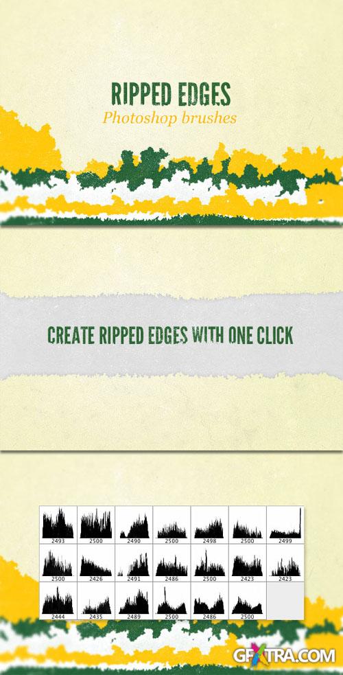 WeGraphics - Ripped Edges Brushes