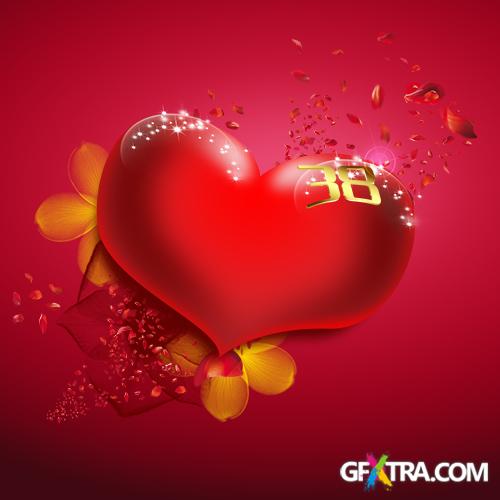 PSD Source - Heart Background