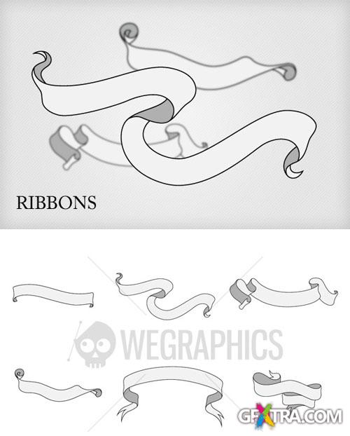 WeGraphics - Ribbons Vector set