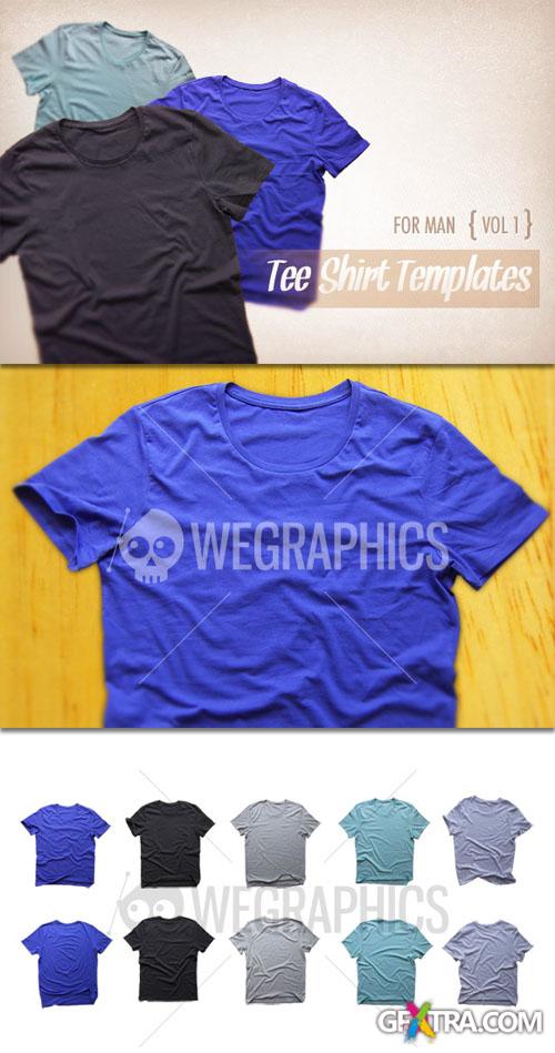 WeGraphics - Men Tee Shirt Templates Vol1