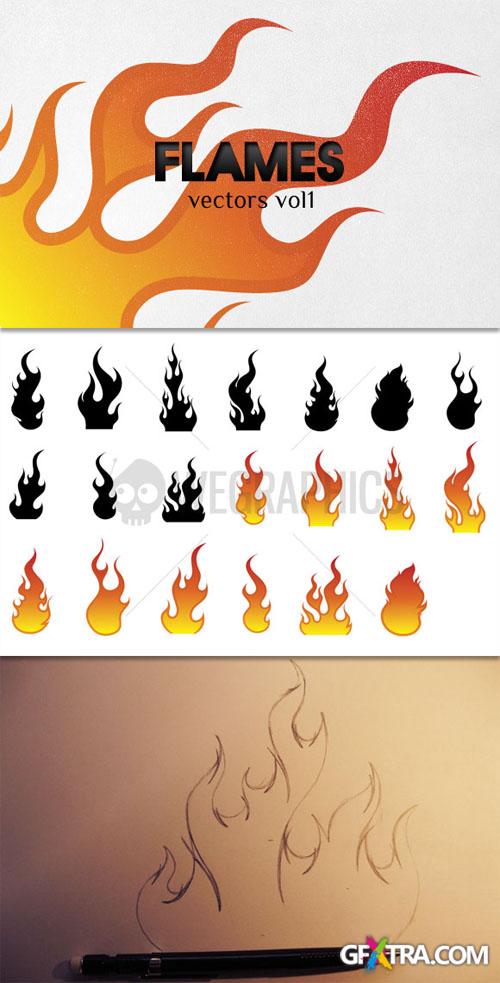 WeGraphics - Vector Flames Vol1