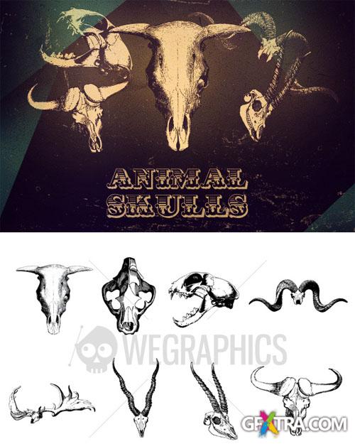 WeGraphics - Animal Skull vectors