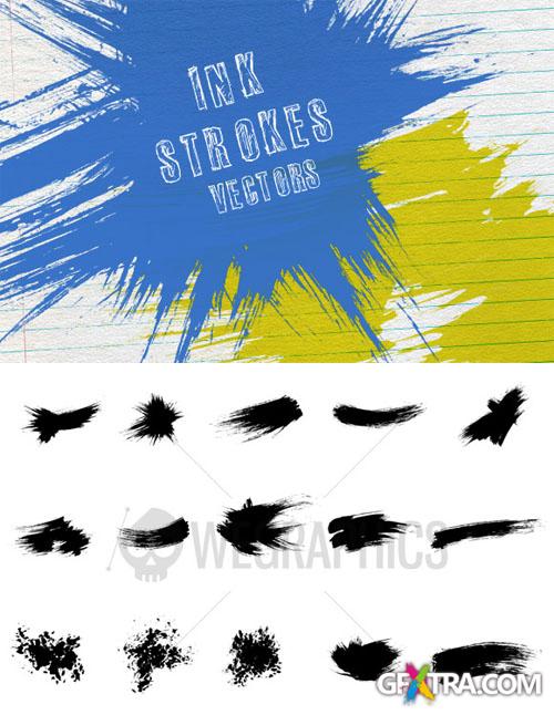 WeGraphics - 15 vector ink strokes