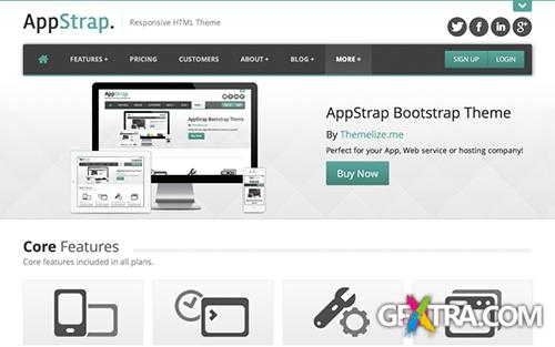 AppStrap Responsive App Theme