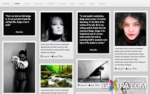 Tabula Portfolio Bootstrap Template