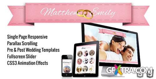 ThemeForest - Take the Plunge Parallax Responsive Wedding