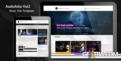 ThemeForest - Audiofolio Vol2 - Music Site Template