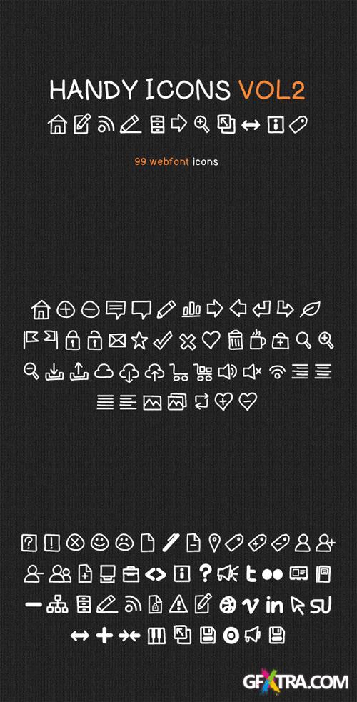 WeGraphics - Handy Icons Vol2 Web Font Kit