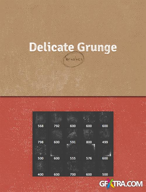 WeGraphics - Delicate Grunge Brushes