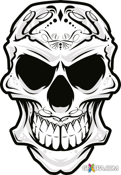 Fantastic Skulls - Shutterstock 55xEPS