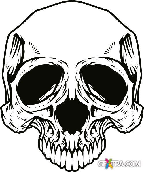 Fantastic Skulls - Shutterstock 55xEPS