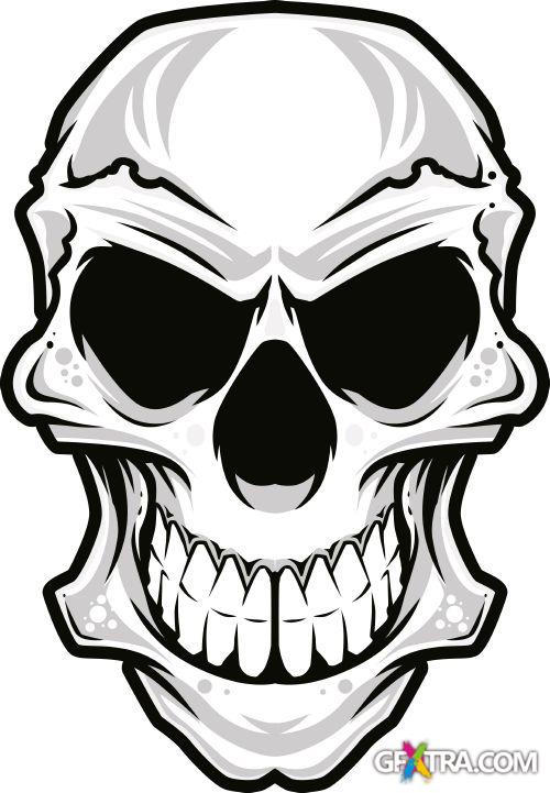 Fantastic Skulls - Shutterstock 55xEPS