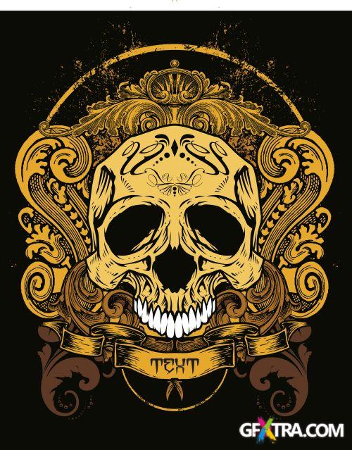 Fantastic Skulls - Shutterstock 55xEPS