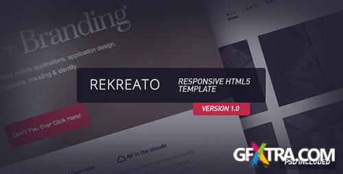 ThemeForest - Rekreato - Responsive HTML5 Template - RIP