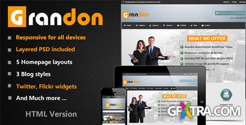 ThemeForest - Grandon Multi-Purpose HTML Template