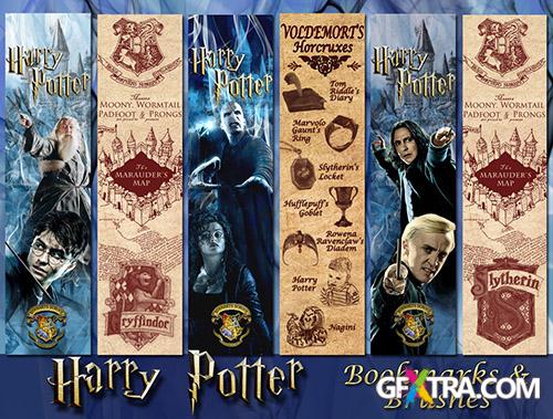 Harry Potter Bookmarks and brushes