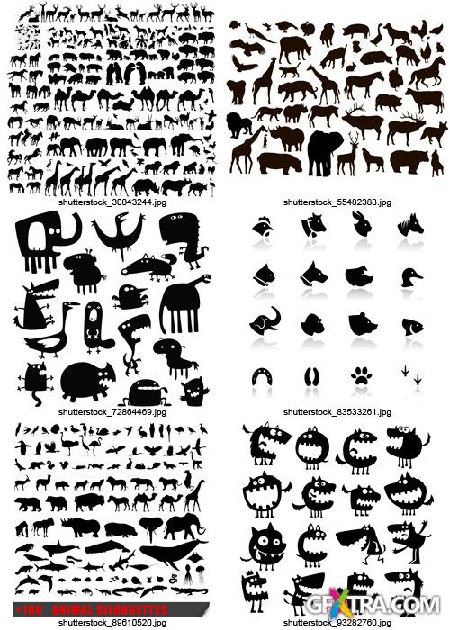 Amazing SS - Animals Silhouettes, 25xEPS