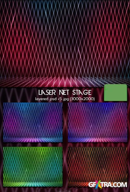 Laser Net PSD Backgrounds