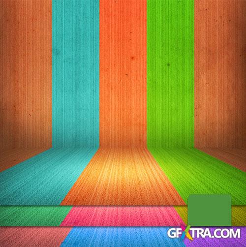 Retro Stage PSD Backgrounds