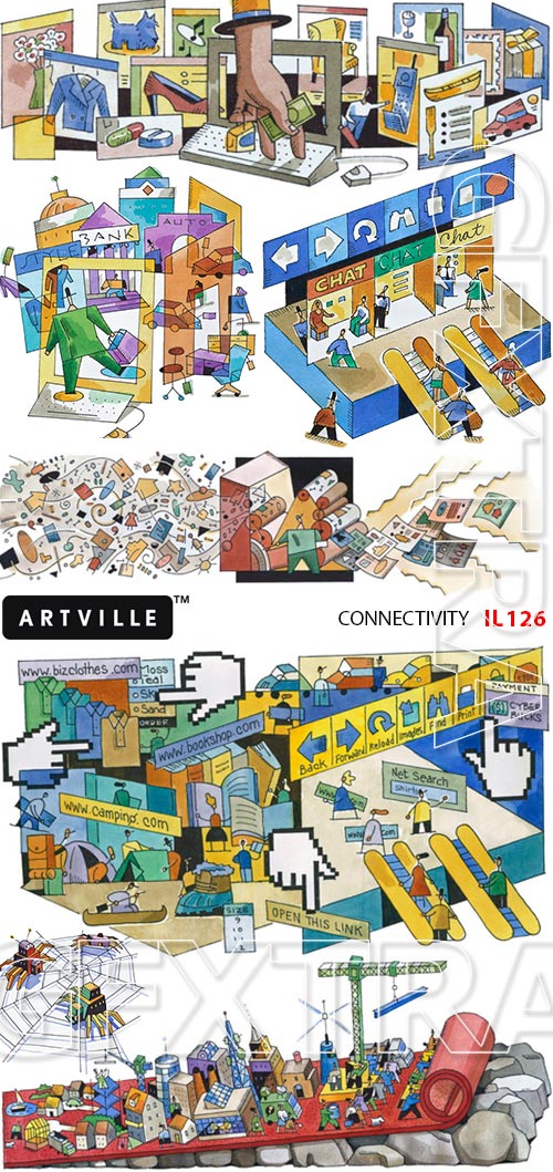 ArtVille Illustrations IL126 Connectivity