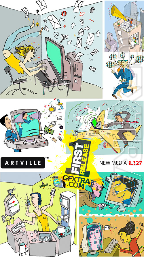 ArtVille Illustrations IL127 New Media